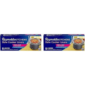 Reynolds Kitchens Slow Cooker Liners, Small (Fits 1-3 Quarts), 5 Count (Pack of 2)