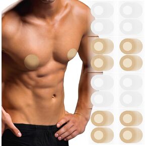 200pcs(100 Pairs) Mens Nipple Cover, Nipple Covers for Men No Show Guard Men Anti Chafing Running Nip Protector Hider Tape for Running, Fitness, Daily Wear