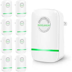 2025 8Pack Stopwatt Energy Saving Device, Electricity Saving Box,Pro Power Saver New Stop Watt Power Saving Device, Electricity Saving Device Save Electricity, US Plug 90V-250V 30KW