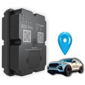 wanwaytech Pro GPS Tracker for Vehicles, Ultra Long Battery Life, Real Time Tracking, Free Trial,Unlimited Distance, Strong Magnetic,IP67 Waterproof 4G Tracker Device for Vehicles, Subscription Needed