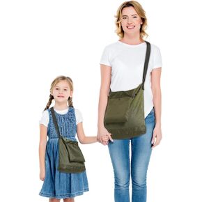 Mushroom Foraging Bag - Foraging Kit With Mesh Bag, Adjustable Shoulder Strap, Mushroom Basket With Smartphone Pocket - Mushroom Hunting Bag, Ideal Gift For Mushroom Foragers (Large & small styles)