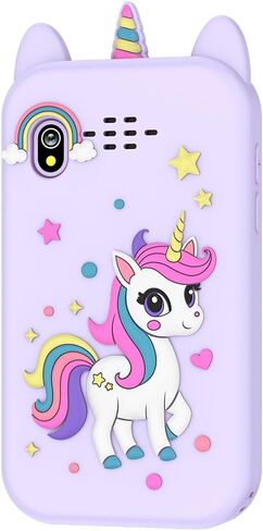 Kids Smart Phone for Girls Boys – Kids Cell Phone Toys Ages 3-10 with Touchscreen, Dual Camera, Music Player, 17 Games Toddler Learning Phone Birthday Gifts for 3 4 5 6 7 8 Years Old, 8GB Card, Blue in Saudi Arabia