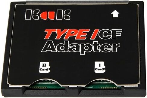 Single Slot Micro TF to CF Adapter Compact Card Holder Type I Card Converter Black in Saudi Arabia