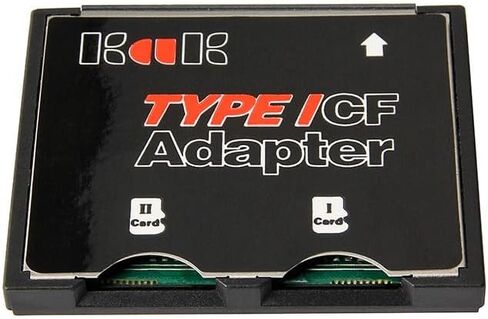 Single Slot Micro TF to CF Adapter Compact Card Holder Type I Card Converter Black in Saudi Arabia