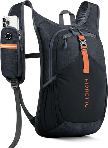 FIORETTO 15L Hiking Backpack for Women Men Mini Packable Backpack Lightweight Small Daypack for Camping Travel Outdoor, Beige in Kuwait