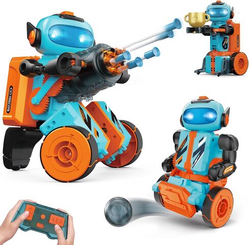 STEM Robotics Kits for Kids Ages 8-12 8-14 Year Old, 3 in 1 Remote/APP/Voice Control & Programming Robot Building Set, Toy Coding Science Projects, Birthday Gift Ideas for 8 9 10 11 12+ Boys in Saudi Arabia