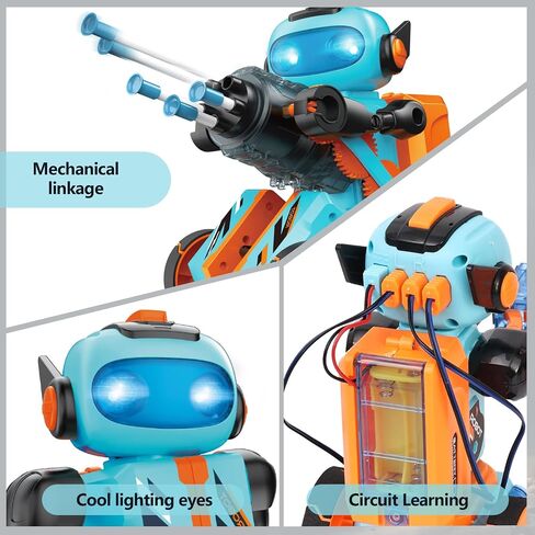 STEM Robotics Kits for Kids Ages 8-12 8-14 Year Old, 3 in 1 Remote/APP/Voice Control & Programming Robot Building Set, Toy Coding Science Projects, Birthday Gift Ideas for 8 9 10 11 12+ Boys in Saudi Arabia