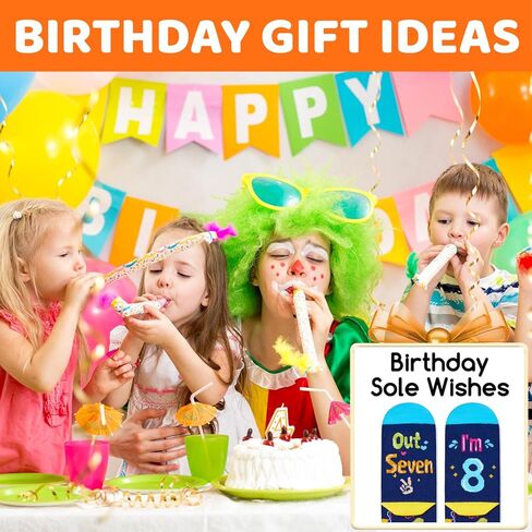 هدايا عيد ميلاد HAPPYPOP بعمر 10 سنوات - هدايا للفتيات المراهقات والأولاد بعمر 10 سنوات، هدايا للأطفال بعمر 10 سنوات، جوارب للأطفال بعمر 10 سنوات، صندوق هدايا عيد ميلاد مع بطاقة تهنئة in Kuwait