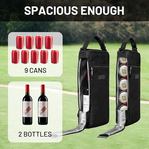 ميير غولف برودة كيس معزول ناعم برودة أكياس الجولف الملحقات للرجال 9 علب محمولة بولة برودة الأكمام للنزهات الشاطئ في الهواء الطلق أنشطة في الهواء الطلق in Kuwait