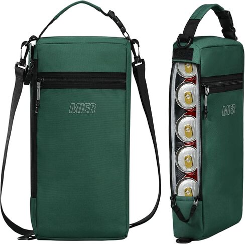 MIER Golf Cooler Bag Insulated Soft Cooler Bag Golf Accessories for Men 9 Cans Portable Beer Cooler Sleeve for Picnic Beach Outdoor Activities in Saudi Arabia