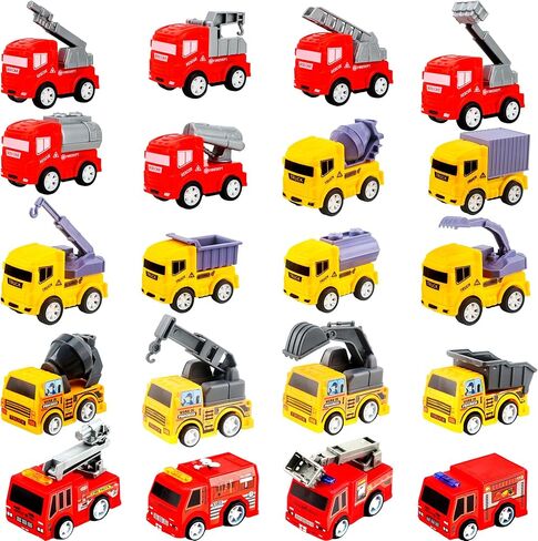 20 حزمة ميني مركبة السحب الخلفية صغيرة التراجع عن الشاحنات مركبات البناء العسكرية سيارات الصرف الصحي شاحنات الشاحنة للأطفال in Kuwait