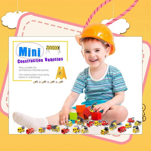 20 حزمة ميني مركبة السحب الخلفية صغيرة التراجع عن الشاحنات مركبات البناء العسكرية سيارات الصرف الصحي شاحنات الشاحنة للأطفال in Kuwait