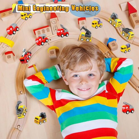 20 حزمة ميني مركبة السحب الخلفية صغيرة التراجع عن الشاحنات مركبات البناء العسكرية سيارات الصرف الصحي شاحنات الشاحنة للأطفال in Kuwait