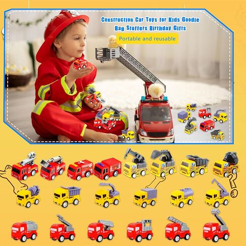 20 حزمة ميني مركبة السحب الخلفية صغيرة التراجع عن الشاحنات مركبات البناء العسكرية سيارات الصرف الصحي شاحنات الشاحنة للأطفال in Kuwait