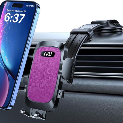【2024 Ultimate】 حامل هاتف السيارة، ذراع ألومنيوم قابل للانحناء والتعديل، حامل هاتف خلوي للوحة القيادة للسيارة، حامل هاتف على الزجاج الأمامي لهاتف iPhone 15 14 13 12 Pro Max Samsung Pickup Truck، أزرق in Kuwait