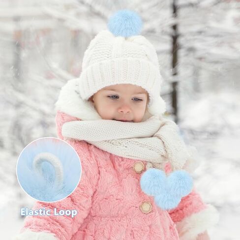 bekecidi 20 pcs faux fur pom poms ، poms pom poms fluffy with loop soft plush faux faux rabbit fur formpoms for haps dloves bloves baby knitting keychains craft diy (أبيض ، 2 بوصة) in Kuwait