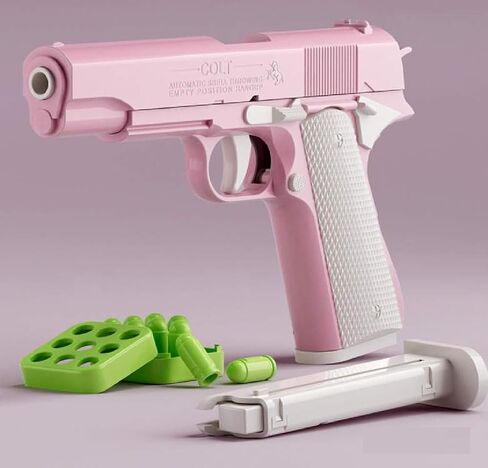 Fidget Toys for Teens and Adults, 3D Printed Small Pistol Toys, Stress Relief for Teens and Adults, Best Gift for Friends, Teens and Adults. (Blue and Black) in Saudi Arabia