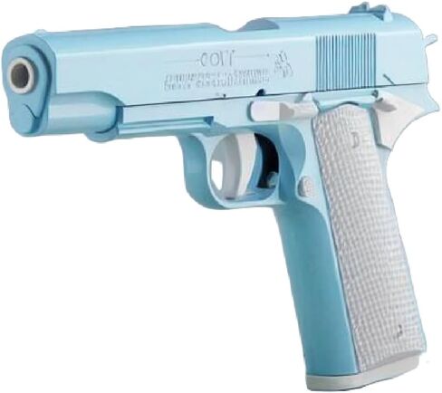 Fidget Toys for Teens and Adults, 3D Printed Small Pistol Toys, Stress Relief for Teens and Adults, Best Gift for Friends, Teens and Adults. (Blue and Black) in Saudi Arabia