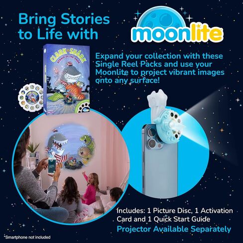 Moonlite Storybook Reels for Flashlight Projector, Kids Toddler | Goodnight Moon | Story Reel Pack for 12 Months and Up in Saudi Arabia