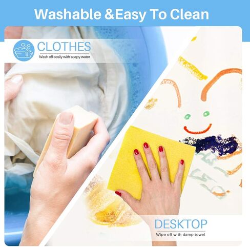 Washable Tempera Paint Sticks | Non-Toxic, Quick Drying & No Mess Paint Sticks for Kids, Best Art Birthday Gifts for Kids (12 Colors) in Saudi Arabia