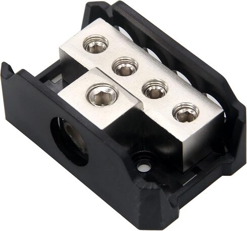 2 Pack 0/2/4 مقياس في 4/8 Gauge Out 4 Way Power Distribution Block for Car Audio Flitter in Saudi Arabia