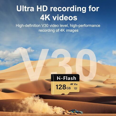128GB SD Card 2 Pack Adapter, 256GB Memory Card High Speed Up to 150MB/s, A1 V30 U3 4K C10 for Tablet/Mobile Phone/Camera/Car Audio/Game Console in Saudi Arabia