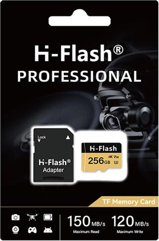 128GB SD Card 2 Pack Adapter, 256GB Memory Card High Speed Up to 150MB/s, A1 V30 U3 4K C10 for Tablet/Mobile Phone/Camera/Car Audio/Game Console in Saudi Arabia