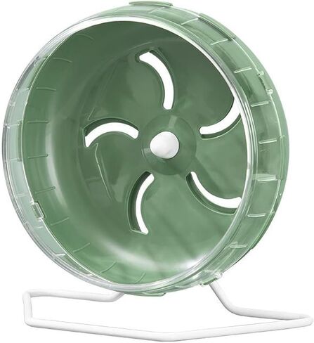 Jeeone Silent Hamster Wheel 7 inch, Hamster Exercise Wheel, Height-Adjustable Hamster Wheel Cage Accessories, Hamster Running Toys Small Animals Exercise Wheels (Blue) in Kuwait