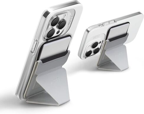 MOFT MagSafe Wallet Stand for iPhone 15/14/13/12 Series MagSafe Compatible Phone Stand with 3 Viewing Angles (Night Black) in Kuwait