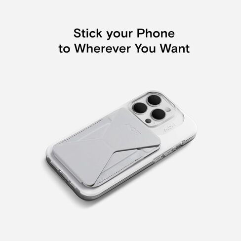 MOFT MagSafe Wallet Stand for iPhone 15/14/13/12 Series MagSafe Compatible Phone Stand with 3 Viewing Angles (Night Black) in Kuwait