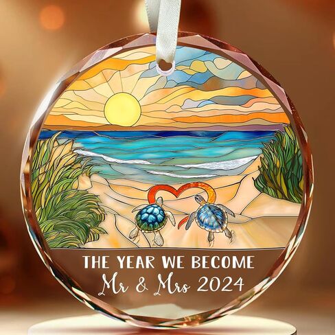 زخرفة إعلان حمل الطفل للأجداد الجدد - Crystal Glass Grandpares تذكار لأجهزة عيد الميلاد - الجد الجد ليكون زخرفة - هدية مثالية إعلان الطفل in Kuwait