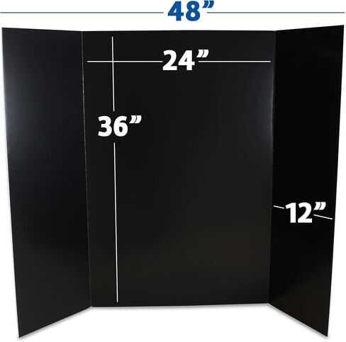 Flipside Products 36" x 48" Foam Project Boards for Presentations, Science Fair, School Projects, Event Displays and Trifold Picture Board - Assorted Colors - 10 Pack in Saudi Arabia
