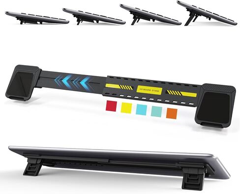 Honkid قابلة للتعديل لوحة المفاتيح ، لوحة مفاتيح الكمبيوتر حامل لسطح المكتب للوحة مفاتيح Apple Magic ولوحات المفاتيح المسطحة فقط ، ملحقات مكتب Office Enconomic in Kuwait