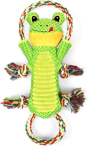 Lesmeet Upgraded Duck Dog Toys for Aggressive Chewers Puppy Toys with Crinkle Paper and Squeaker, Interactive Tug of War Dog Toy for Small, Medium, and Large Breeds in Saudi Arabia