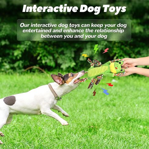 Lesmeet Upgraded Duck Dog Toys for Aggressive Chewers Puppy Toys with Crinkle Paper and Squeaker, Interactive Tug of War Dog Toy for Small, Medium, and Large Breeds in Saudi Arabia