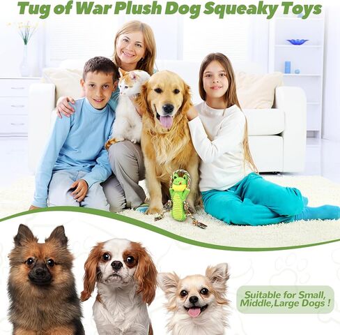 Lesmeet Upgraded Duck Dog Toys for Aggressive Chewers Puppy Toys with Crinkle Paper and Squeaker, Interactive Tug of War Dog Toy for Small, Medium, and Large Breeds in Saudi Arabia