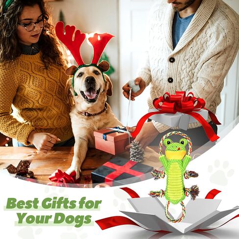 Lesmeet Upgraded Duck Dog Toys for Aggressive Chewers Puppy Toys with Crinkle Paper and Squeaker, Interactive Tug of War Dog Toy for Small, Medium, and Large Breeds in Saudi Arabia