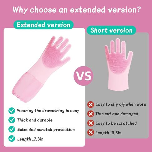 2-in-1 Dog Washing Gloves with Finger Toothbrush - Silicone Pet Bathing Gloves for Gentle Cleaning, Massaging & Shedding - Perfect for Dogs and Cats - Comfortable and Multifunctional Design in Saudi Arabia