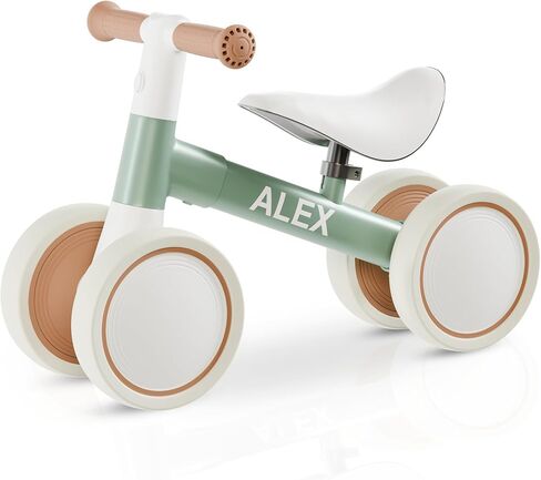 Customized Baby Balance Bike for 1-Year-Old | Lightweight and Safe - No Sharp Edges | Silent Wheels for Smooth & Quiet Rides | Easy-to-Assemble 1st Balance Bike for Toddlers in Saudi Arabia