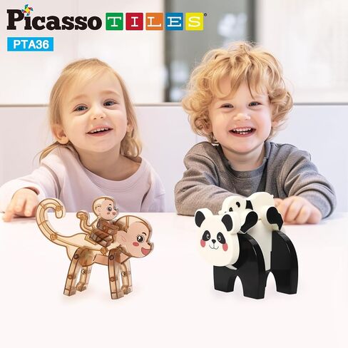 Picassotiles 80pc مدرسة ، مستشفى ، مركز الشرطة 3 في 1 موضوع المغناطيس ذاتي الدعم اللغز على مجموعة رسومات اللغز وخرائط تراكب لبنات البناء المغناطيسية البناء العلمي للبناء الجذعية in Kuwait