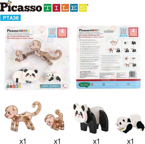 Picassotiles 80pc مدرسة ، مستشفى ، مركز الشرطة 3 في 1 موضوع المغناطيس ذاتي الدعم اللغز على مجموعة رسومات اللغز وخرائط تراكب لبنات البناء المغناطيسية البناء العلمي للبناء الجذعية in Kuwait