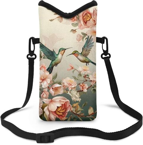 Cell Phone Bag for Women Men Soft Phone Protection Bag Phone Pouch Phone Holster Bag Fits Most of Smartphones, Colorful Deer Butterfly Print in Saudi Arabia