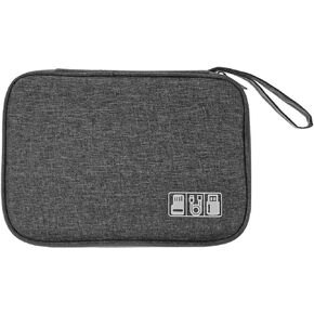 Electronics Cord Organizer Travel Case, Portable Cable Storage Bag Waterproof Small Electronic Accessories Pouch Cable Organizer Bag for Cord Small Charging Usbs
