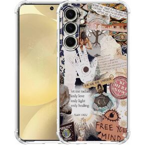 Case for Galaxy S24 with Christian Quotes Design,Jesus God Bible Verse Pattern,Clear Soft TPU Bumper Case,6.2"(Christian,s24)