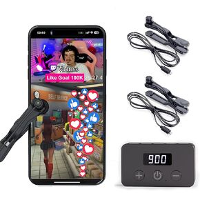 Auto Clicker, Adjustable Click Speed, Max 50 Clicks Per Second, Connect Up to 5 Click Heads | Ideal for Gaming, Live Broadcasts Likes, Reward (Auto Clicker*1 + Click Head*2)
