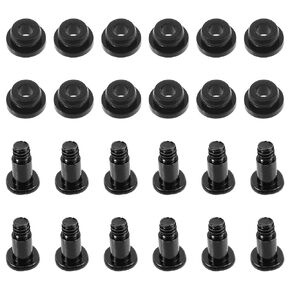 24 Pcs Hard Disk Drive Screws Hard Drive Screws and Shock Absorption Rubber Washer Kit Hard Drive Mounting Screws for 3.5 inch Hard Disk Drive Mounting Accessories