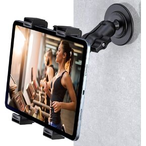 OHLPRO Tablet Wall Mount, Sticky iPad Holder, Damage-Free Adhesive Wall Dock for iPad, Galaxy Tab, and 7-11" Tablets, 360° Rotation Tablet Holder for Car, Bed, Yoga, Kitchen