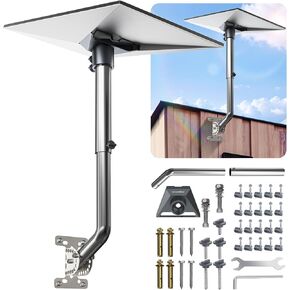Linkoostar Stainless Steel Starlink Gen 3 Mount, Universal Adjustable Mount Kit for V3 Starlink Dish Wall & Roof Installation, Starlink Steel Mount & Pole Mount Starlink Gen 3 Pipe Adapter Included