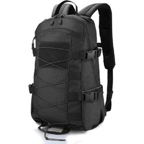25L Hiking Backpack Molle Tactical Daypack Small Pack for Men Women Outdoor Camping Traveling, Grey