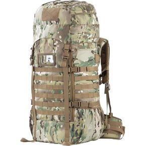 75L Tactical Backpack with Internal Frame, MOLLE, and Hydration System